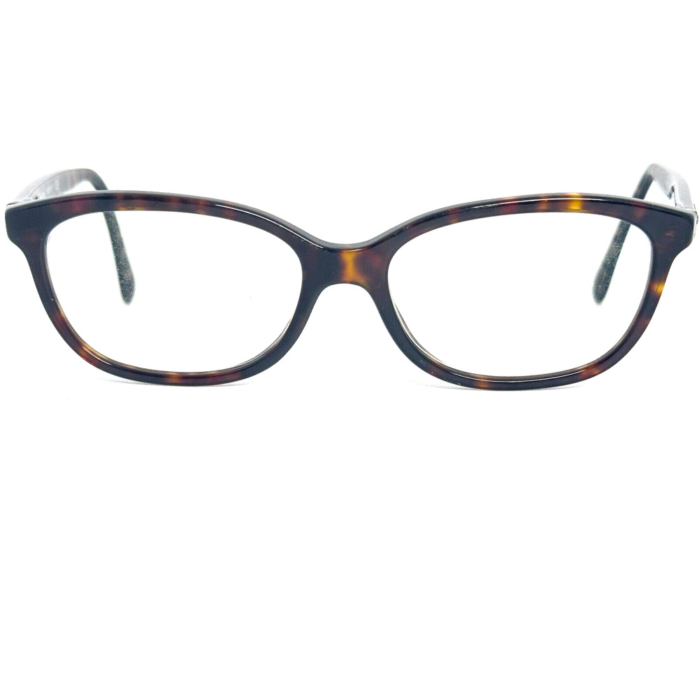 Coach Eyeglasses Frames HC6173 5120 Dark Tortoise Black Oval 54-16-140 H15990
